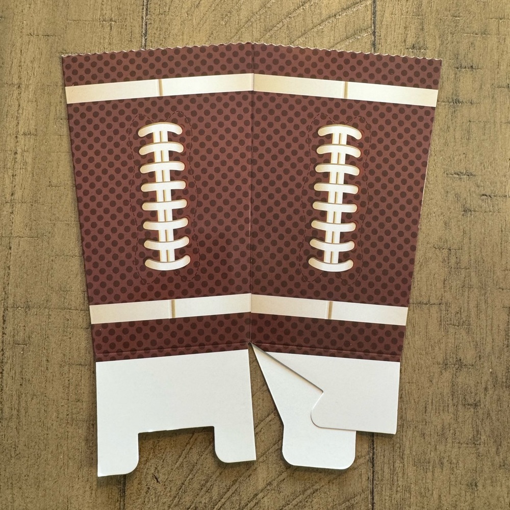 Football Party Popcorn Boxes